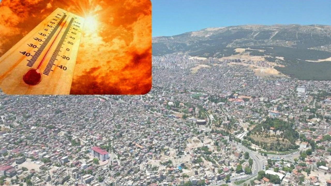 Kahramanmaraş'ta 45.8°C Rekor Sıcaklık, Meteoroloji Uyarısı