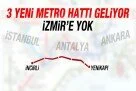 İstanbul Ankara ve Antalya’ya yeni metro hattı
